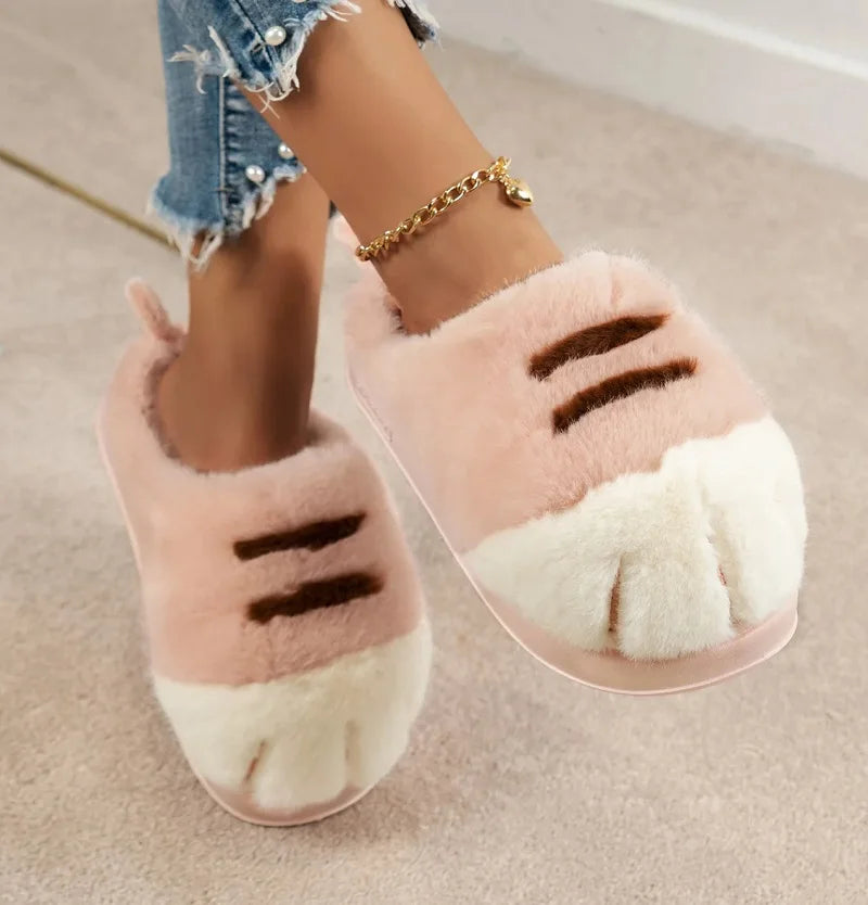 Fluffy Paw Slippers